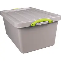 Really Useful Box Recycled opbergdoos 61 l, nestbaar, grijs 3 stuks