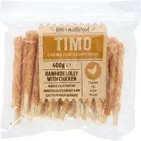 Timo Runder Lollies Met Kip - Hondensnacks - 12 cm 400 g