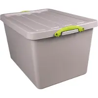 Really Useful Box Recycled opbergdoos 96 l, nestbaar, grijs 3 stuks