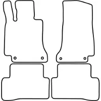 TCP Automatten | Mattenset Mercedes C Klasse - W205 modellen - 2014 - 2021