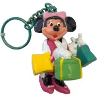 Colombine Minnie Mouse Disney speelfiguurtje - Kerst - Kerstinkopen - sleutelhanger +/- 6 cm