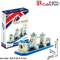Cubicfun puzzel 3D Tower Bridge 52 stukjes