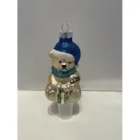 Christmas Decoration Set van 16 nostalgische kerstballen glas kleur turquoise