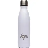 Hype White Powder Coated - Drinkfles - RVS drinkfles - waterfles - RVS waterfles