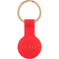 GUESS Silicone Case voor Apple AirTag - Rood