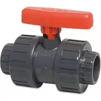 W'eau 2 weg kogelkraan 63mm