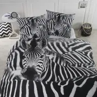 Papillon Dekbedovertrek Zita - zwart 240x200/220cm