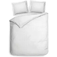 Heckett & Lane Heckett Lane Dekbedovertrek Katoen Satijn Punto - white-260 x 200 / 220 cm | Extra Breed