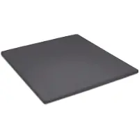 Damai Organic - Topper hoeslaken - tot 15 cm matrashoogte - Bio satijn - 80x200 cm - Antraciet