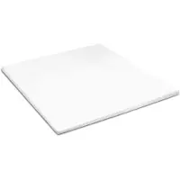 Cinderella Sundays Hoeslaken - Topper - 100% Katoen-Satijn - 160x200 cm - tot 15 cm - Wit