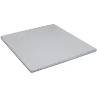 Damai Topper Hoeslaken Organic Light Grey (Satijn)-100 x 220 cm