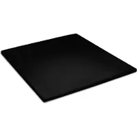 Cinderella Topper Hoeslaken Basic Katoen - black 90x210cm