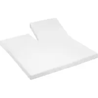 Cinderella Split Topper Hoeslaken White (Jersey)-180 x 200/210 cm