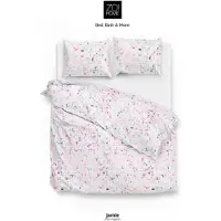 Zohome Zo Home Dekbedovertrek Katoen Jamie - pink 140x200/220cm