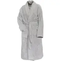 Linnick Pure Badjas Velours - light grey - S