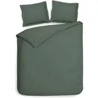 Heckett & Lane Punto dekbedovertrek 200x200/220 Mineral Green