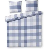 Papillon Dekbedovertrek Perth - navy 240x200/220cm