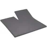 Cinderella Split Topper Hoeslaken Anthracite (Satijn)-180 x 210 cm