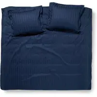 Damai Dekbedovertrek Linea Indigo Satijn-240 x 200 / 220 cm | Lits-Jumeaux