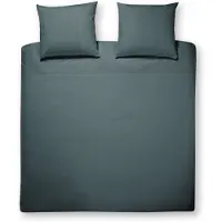 Papillon Dekbedovertrek Mendoza Waffle Donkergroen Percal-140 x 200 / 220 cm | 1-Persoons