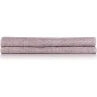 Zohome Zo Home Lino Laken Katoen Linnen Look - purple 160x290cm