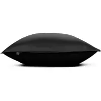 Zo! Home Kussensloop Satinado Night Black - 60 x 70 cm (2 Stuks)