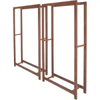Fancy flames - Houtopslag set roest L - 2 stuks