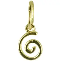 New Bling 9NBSAM-G200269 Gouden Hangertje - Dames - Spiraal - 4,4 mm Doorsnee - 14 Karaat - Bedel - Goud
