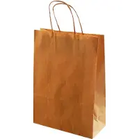 Vaessen creative Tas papier naturel met koord 50pcs