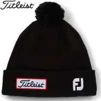Titleist Tour Pom Pom Muts, zwart