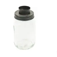 Housevitamin HV Theelicht Pot - Zwart-8x8x15 cm