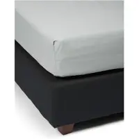 Essenza Hoeslaken Minte Grey (Satijn)-90 x 210 cm