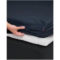 Essenza Hoeslaken Minte Nightblue (Satijn)-140 x 200 cm