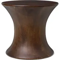 Ferm Living Spin kruk 30 cm Mangohout, Ø33,5x30 cm