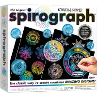 Spirograph Scratch & Shimmer Crafts Veelkleurig