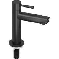 Ink Fonteinkraan Laag Model Mat Zwart