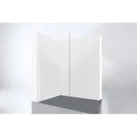 Best design Dalis inloopdouche 110cm mat-wit