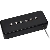 Boston VSB-46-BBK Single Coil Pickup - Alnico 5 bar-magneet, gevlochten afgeschermde bedrading, gewaxte enamel draad
