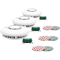 Fireangel ST-630-DET rookmelders incl. W2-Module en montageset magnetisch, set van 3 stuks