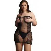 Le Désir - Strapless Mini Jurkje - Plus Size