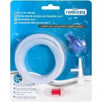 Nobleza Aquarium Luchtsteen - Bruissteen - Zuurstofsteen - Inclusief Aansluitset en 2 Meter Luchtslang 4 mm