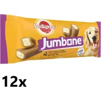 Pedigree 12x - Jumbone Medium Kip & Lam - Hondensnacks - 180 g