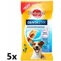 Pedigree 5x - Dentastix Mini Single 7-pack - Hondensnacks - 110 g