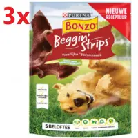 Bonzo (Friskies) - Beggin' Strips - 3x120gr