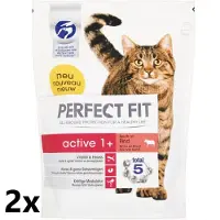 Perfect Fit - Droogvoer - Active Rund - 2x750g