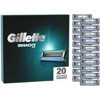 Gillette Mach-3 Scheermesjes - 20 Stuks