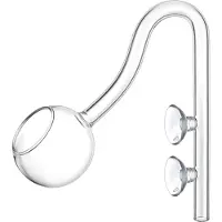 HS Aqua glazen uitstroombuis Bold