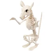 Boland Ratten skelet deco | Halloween 18 cm (naturel)