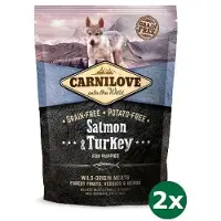 Carnilove 2x1,5 kg salmon / turkey puppies hondenvoer