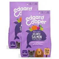 Edgard & Cooper 2x12 kg Edgard & cooper puppy verse zalm / kalkoen graanvrij hondenvoer